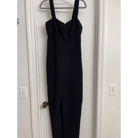 Derek Lam Design Nation Jumpsuit Minimalist Wedding Guest Black Sz S - Picture 3 of 11